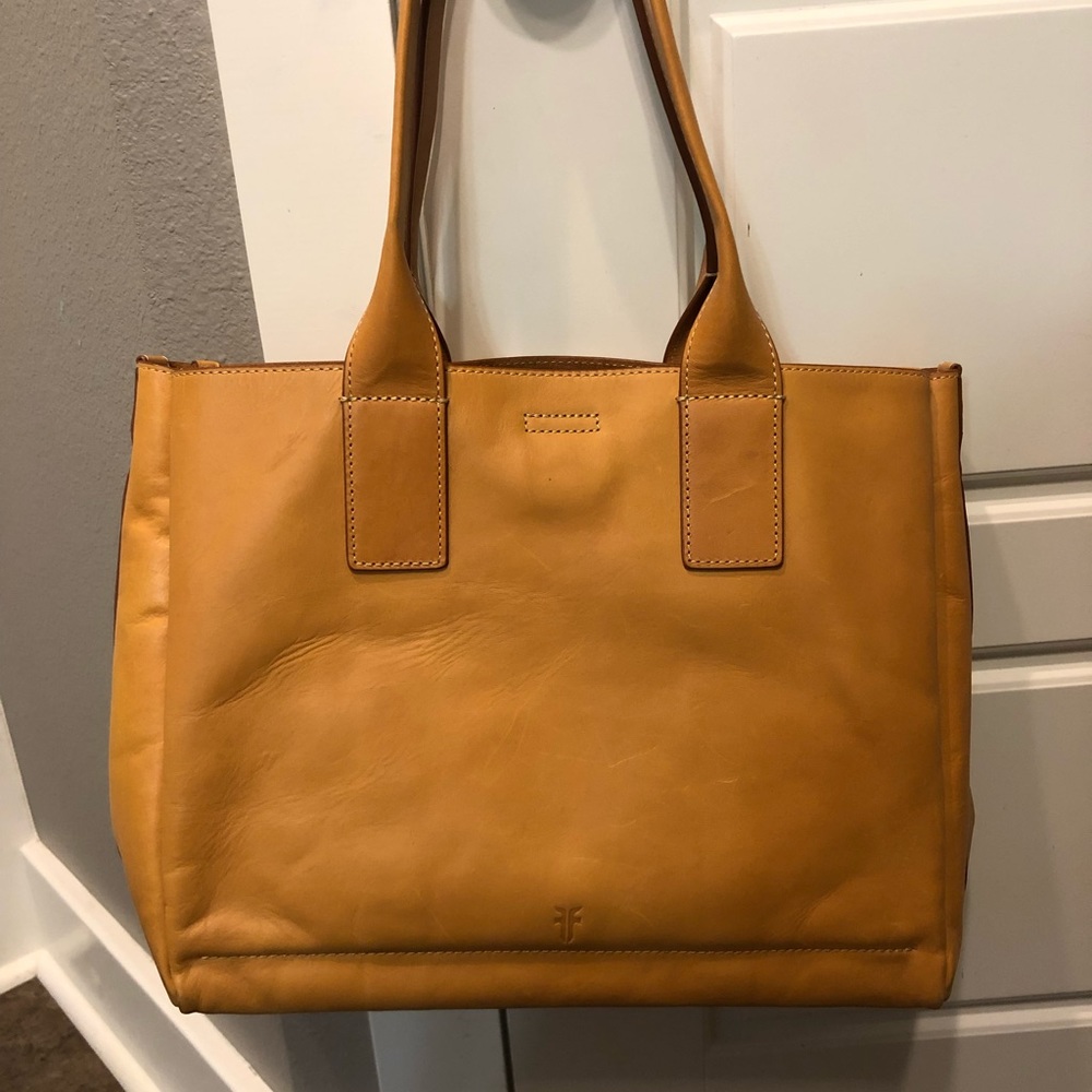 Frye Ilana yellow tote